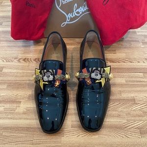 Christian Louboutin Souledrapo Flat Patent GG
